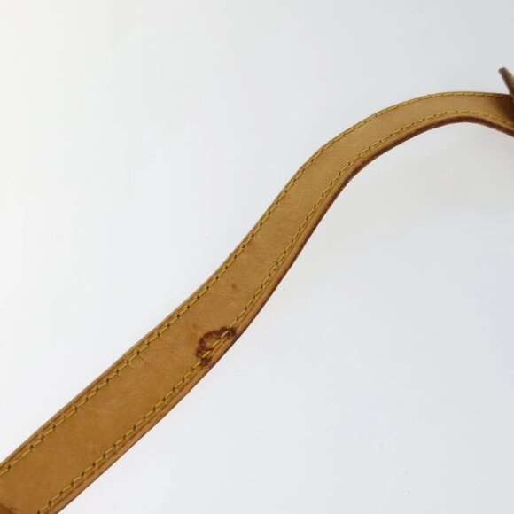 LOUIS VUITTON Adjustable Shoulder Strap Leather 36.6""-43.7"" Beige Auth 112950 - Picture 5 of 16